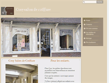 Tablet Screenshot of cosy-coiffure.com